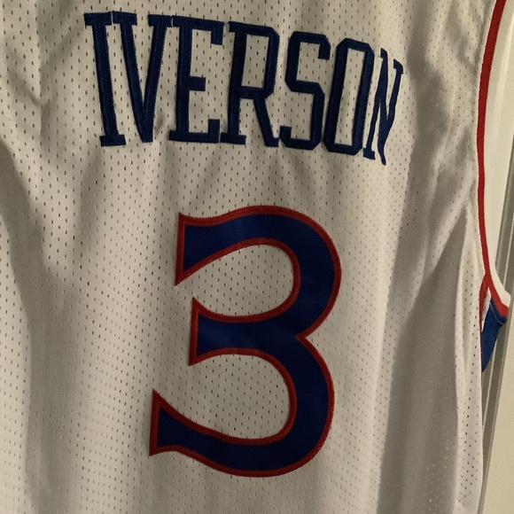 Allen Iverson Throwback 76ers Jersey Mens XXL - Picture 10 of 10